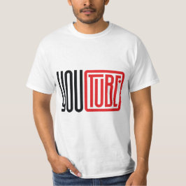 T-shirt YouTube-Inspired Logo Design – Graphic Tee for Cre