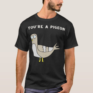 T-shirt Youx27re a Pigeon Hockey argot design