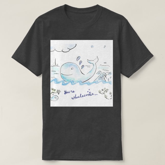 T-shirt Youx27re baleines 2 (Design devant)
