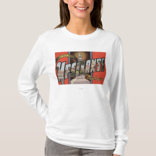 T-shirt Ypsilanti, Michigan - grandes scènes de lettre
