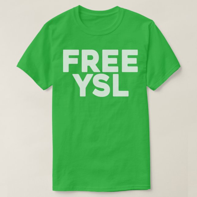 T-shirt YSL gratuit (Design devant)