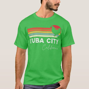 T-shirt Yuba City California Retro Chicken Lover Souvenir
