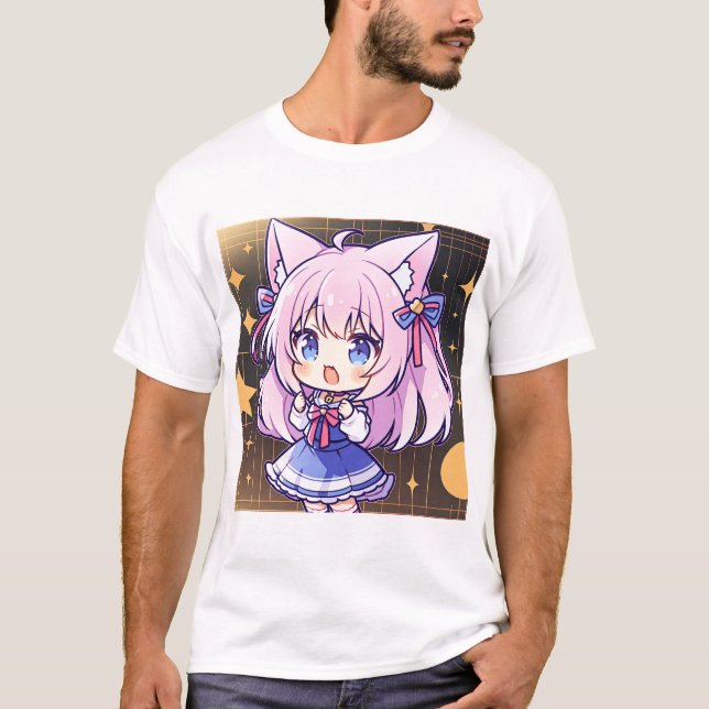 T-shirt Yui Mizuki Anime Waifu (Devant)