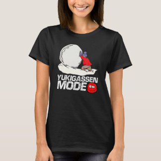 T-shirt Yukigassen Mode Sur Le Snowball Lutter Contre La B
