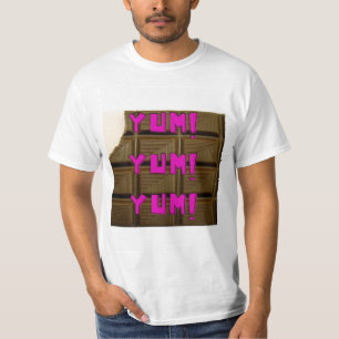 T-shirt "Yum ! Yum ! Yum ! Chocolat" T - Chemise