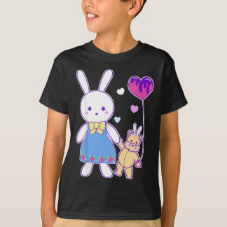 T-shirt Yume Kawaii Fashion Bunny & Teddy Bear Pastel Goth