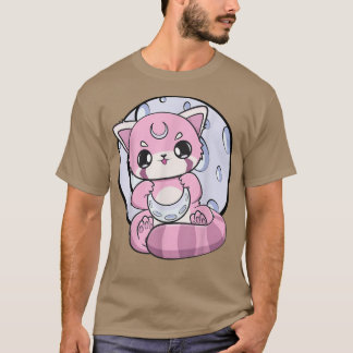 T-shirt Yume Kawaii Red Panda Moon Fairy Kei Harajuku Nugo