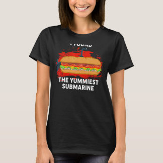 T-shirt Yummiest Sous-marin Hoagie Sous-Sandwich Pun Alime