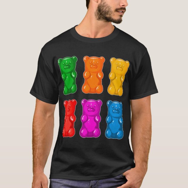 T-shirt Yummy Gummy Bears (Devant)