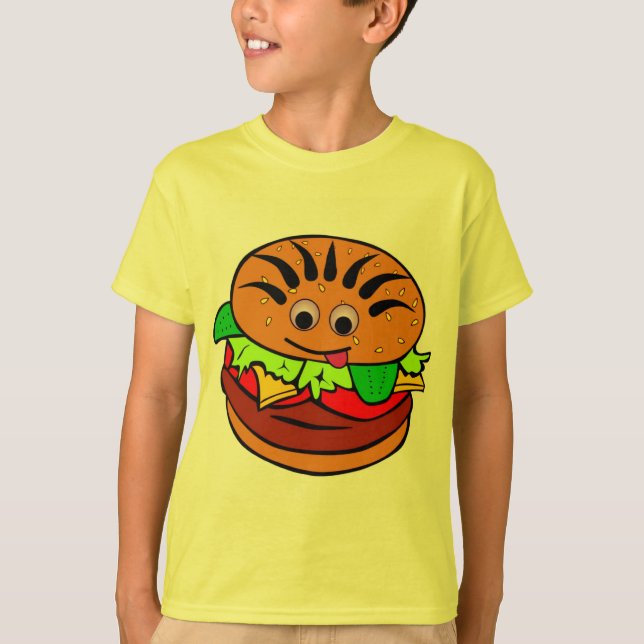 T-shirt Yummy Hamburger (Devant)