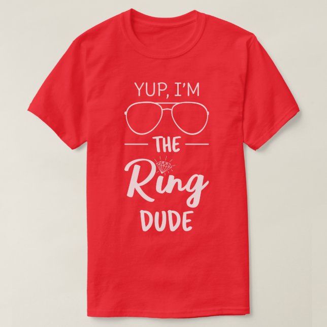 T-shirt Yup Im Dude I (Design devant)