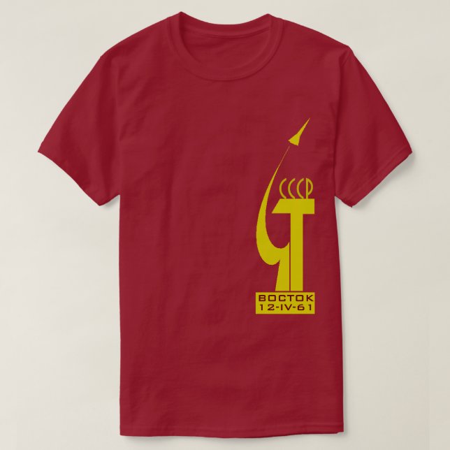 T-SHIRT YURI GAGARIN VOSTOK 1 (Design devant)