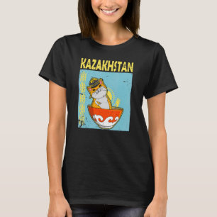 T-shirt Yurta Republic of Kazakhstan Qazaqstan Kazakh flag