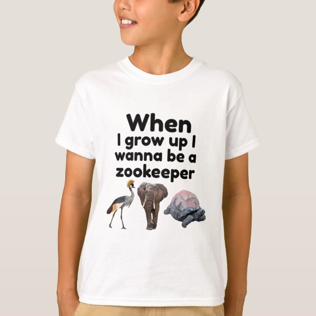T-shirt Z est pour Zookeeper (Devant)