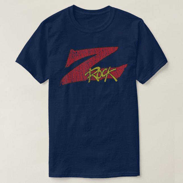 T-shirt Z Rock Heavy Metals Radio 1986 (Design devant)