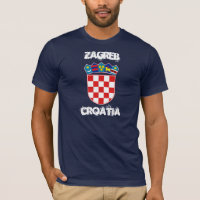 Zagreb, Croatie avec armoiries