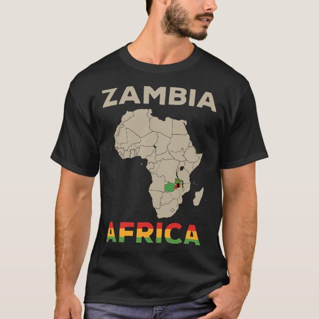 T-shirt Zambie-Afrique (Devant)