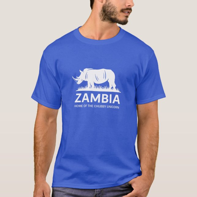 T-shirt Zambie Rhino Maison de la licorne Chubby (Devant)