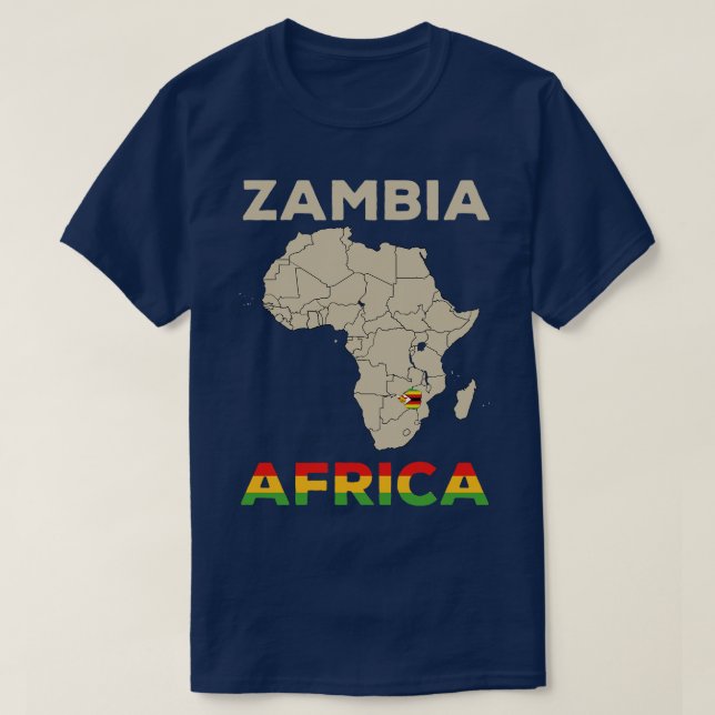 T-shirt ZambieAfrique 1 (Design devant)