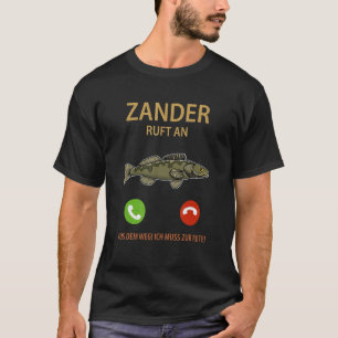 T-shirt Zander Fogosch Pêcheur Humour