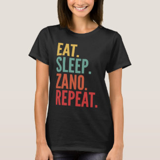 T-shirt Zano Crypto Manger Sleep Zano Répétition