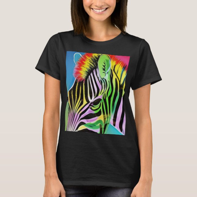 T-shirt Zany Zebra (Devant)