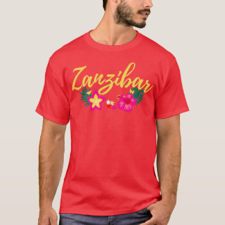 T-shirt Zanzibar Tanzanie Afrique tropicale