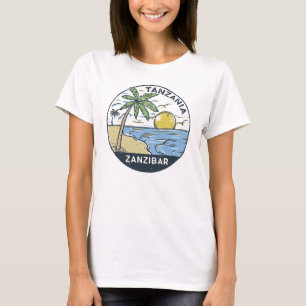 T-shirt Zanzibar Tanzanie Vintage