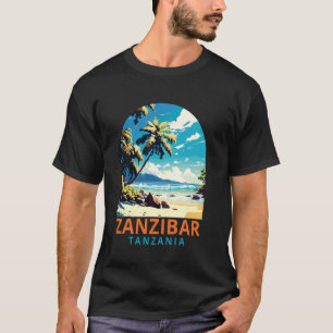 T-shirt Zanzibar Voyage Aventure Voyage Exploration Zanzib