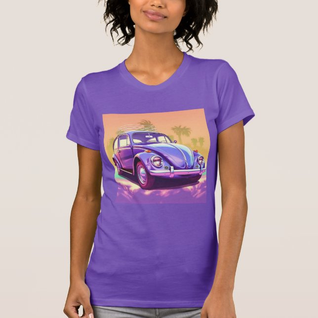 T-shirt Zap and Roll : Le voyage électrique Herbie Rides (Devant)