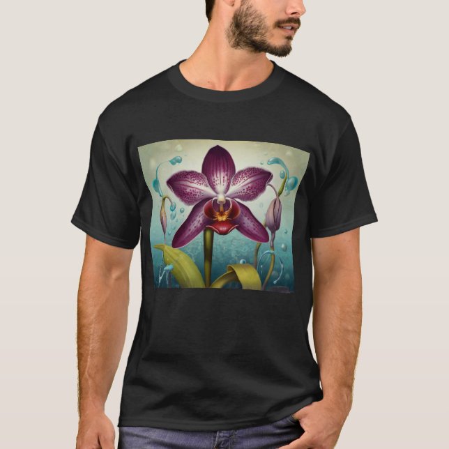 T-shirt zapa orquydeas  (Devant)