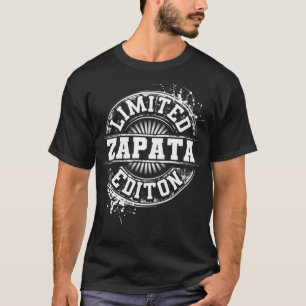 T-shirt ZAPATA drôle Nom de famille Arbre de famille Anniv