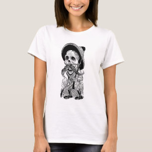 T-shirt Zapatista Calavera. c. 1900's tôt. Le Mexique