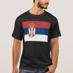 T-shirt Zastava Srbije, drapeau serbe