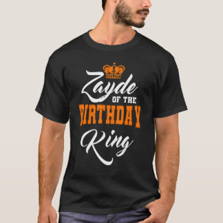 T-shirt Zayde De L'Anniversaire King Party Anniversaire de