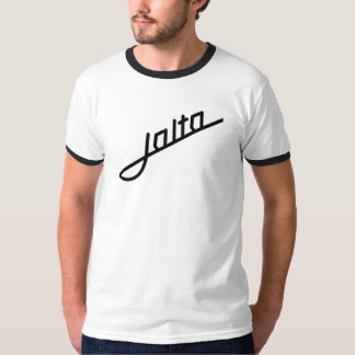 T-shirt ZAZ Jalta Retro Export Emblème en Blanc et Noir