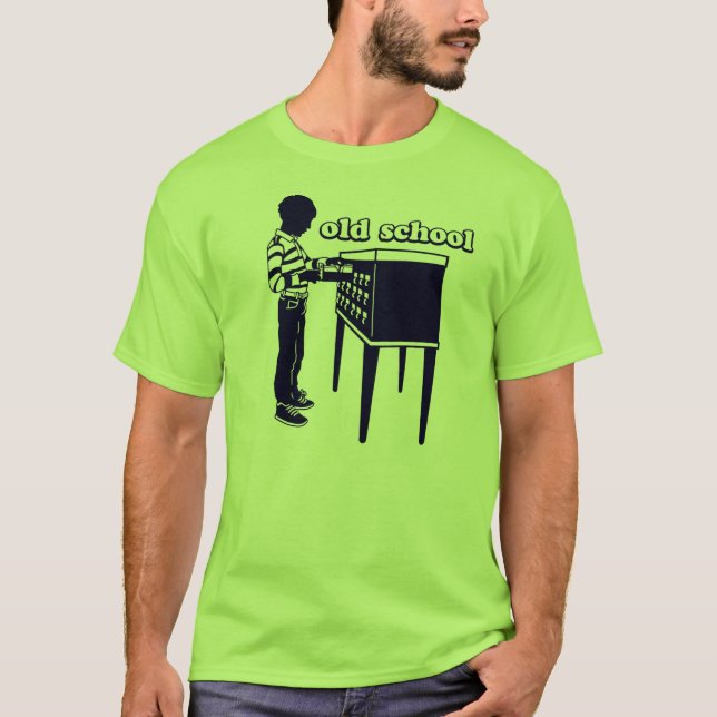 T-shirt zaz-vieux-école-marine (Devant)