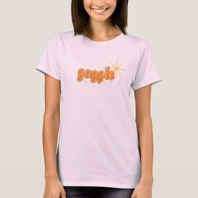 T-shirt Zazzle Bubbly ! (Devant)