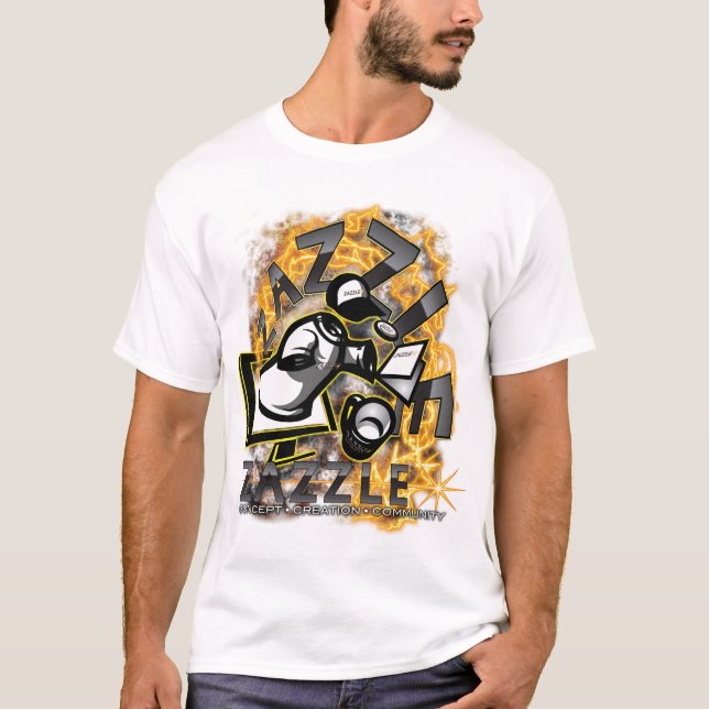 T-shirt Zazzle - concept * création * la Communauté (Devant)