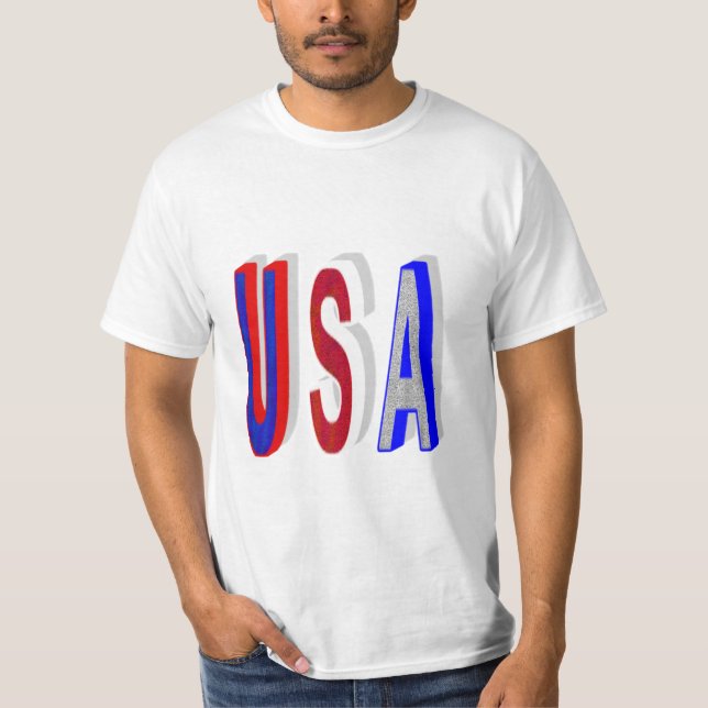T-shirt zazzle des Etats-Unis (Devant)