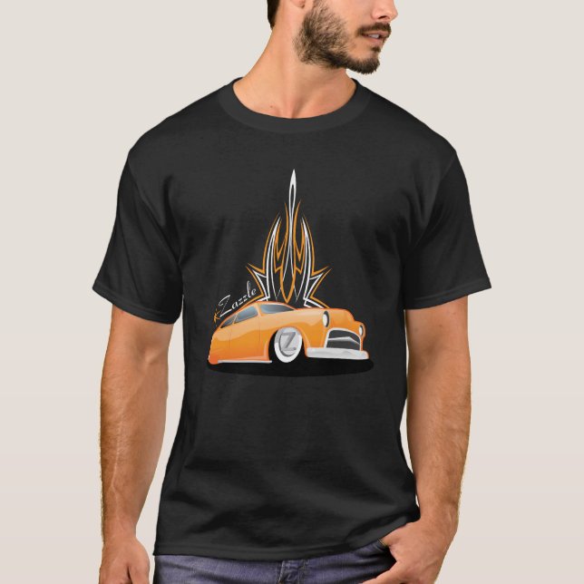 T-shirt Zazzle Hotrod pour les chemises foncées (Devant)