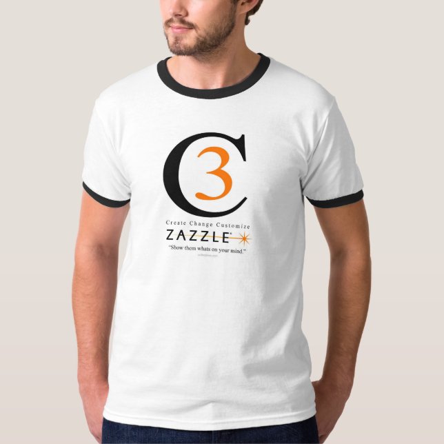 T-shirt Zazzle, les montrent, (Devant)