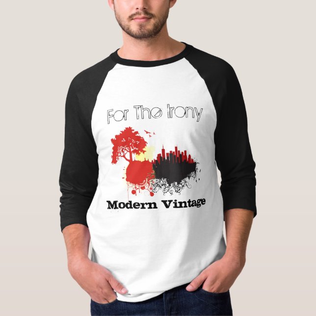 T-shirt ZazzlePics1, ZazzlePics2, pour l'ironie, moderne… (Devant)