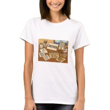 T-shirt Zazzlooza pour les femmes