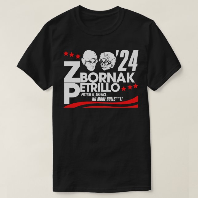 T-shirt Zbornak et Petrillo pour 2024 (Design devant)