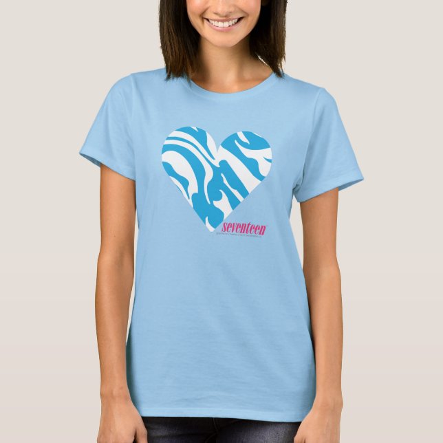 T-shirt Zebra Aqua 2 (Devant)
