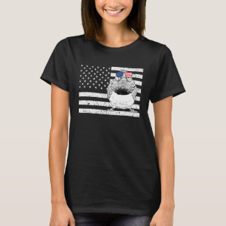 T-shirt Zebra Finch 4th of July Bird Watching US American