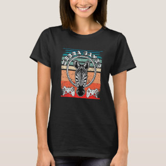 T-shirt Zebra Gamer ne peut pas vous entendre Je suis Jeu