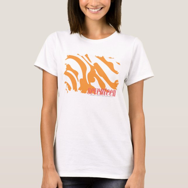 T-shirt Zebra Orange 4 (Devant)