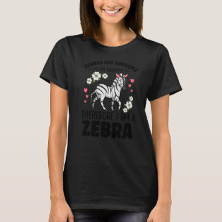 T-shirt Zebra Outfit For Zebra Lovers Vêtements Femmes Fil